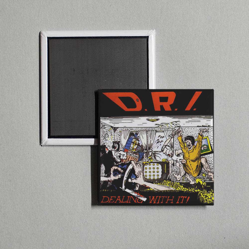 D.R.I. - Dealing With It! (Millennium Edition) Album Cover Fridge Magnet