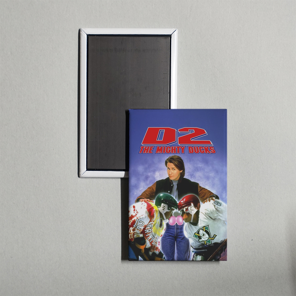 D2 The Mighty Ducks Mini Movie Fridge Magnet