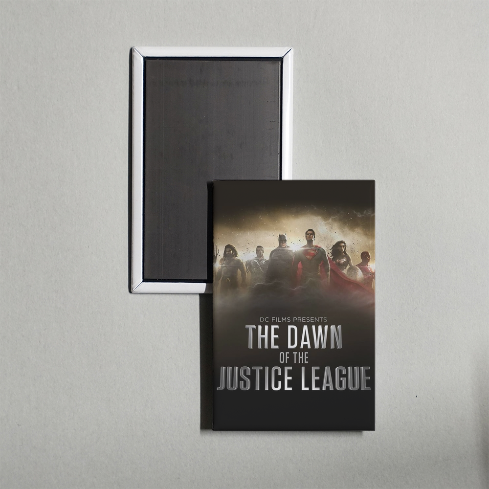 DC Films Presents Dawn of the Justice League Mini Movie Fridge Magnet