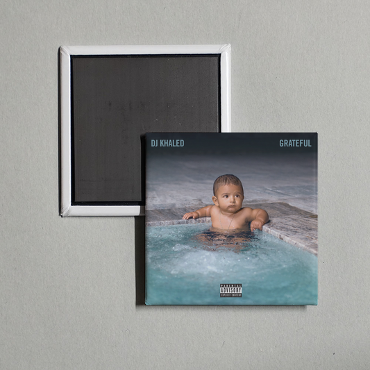 DJ Khaled - Grateful Album Cover Fridge Magnet