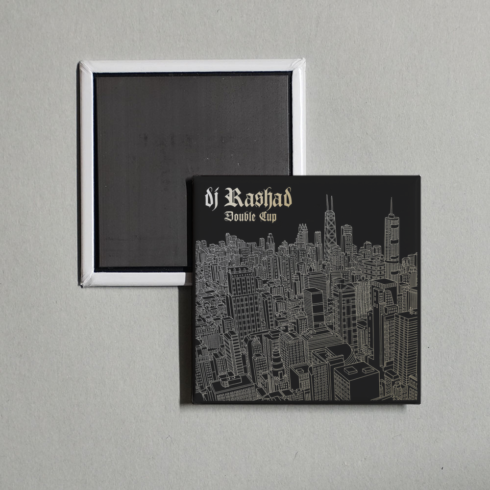 DJ Rashad - Double Cup Album Cover Fridge Magnet