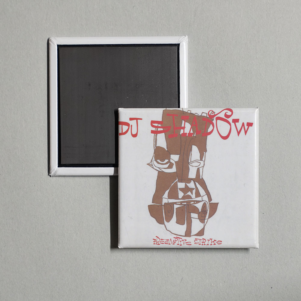 DJ Shadow - Preemptive Strike Album Cover Fridge Magnet