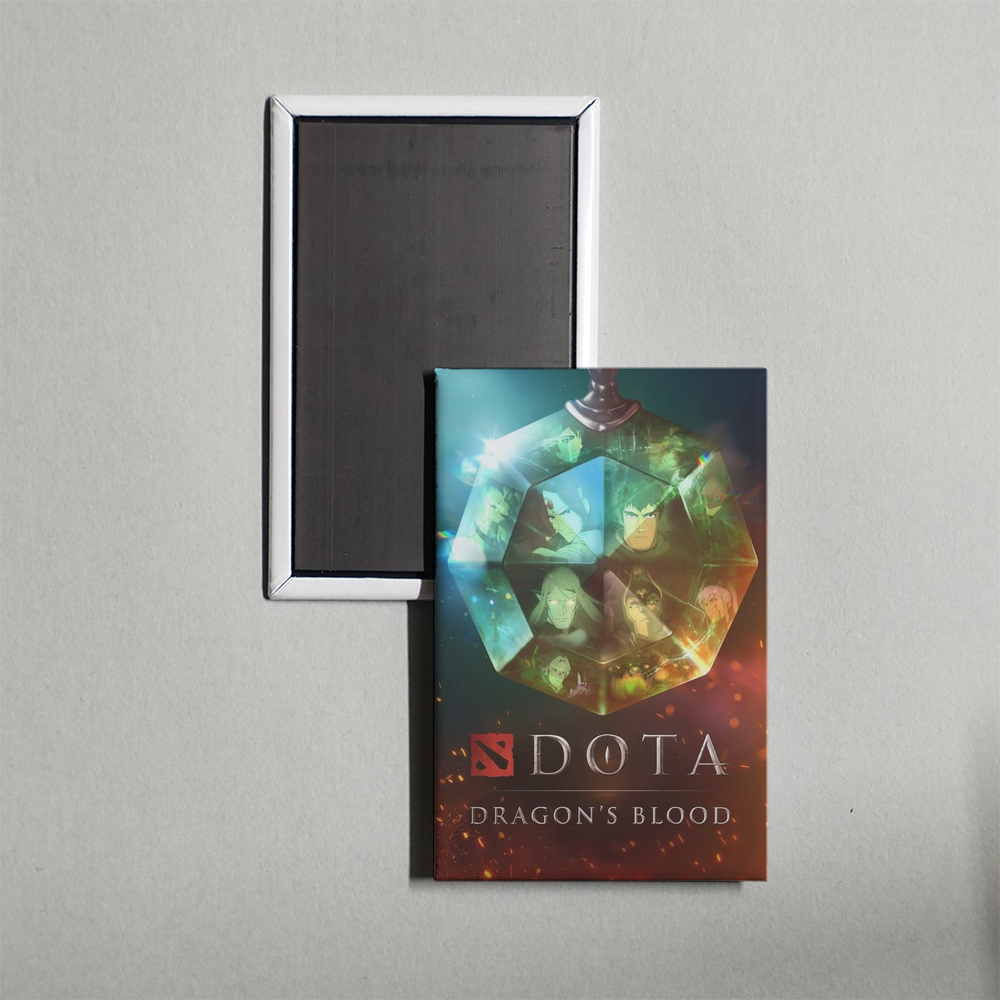 DOTA Dragon's Blood TV Show Fridge Magnet