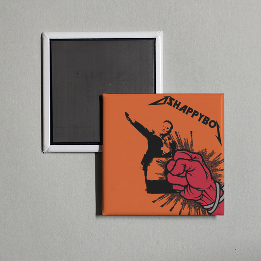 DShappyBOI - St. Anger Is STILL The Best Metallica Song Album Cover Fridge Magnet