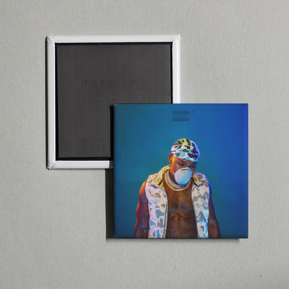 DaBaby - BLAME IT ON BABY Album Cover Fridge Magnet