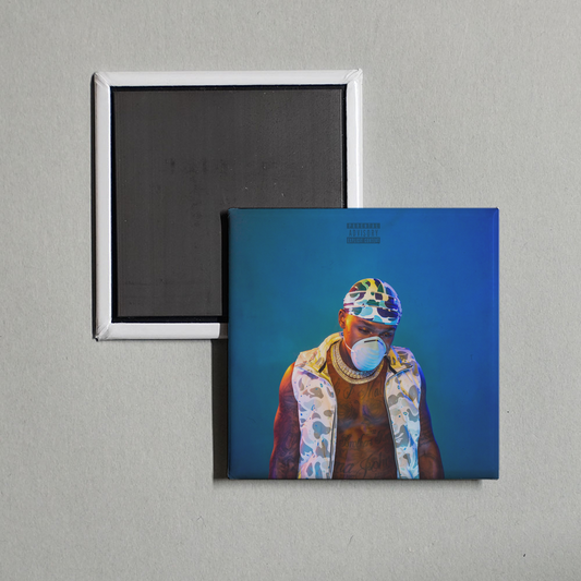 DaBaby - BLAME IT ON BABY Album Cover Fridge Magnet