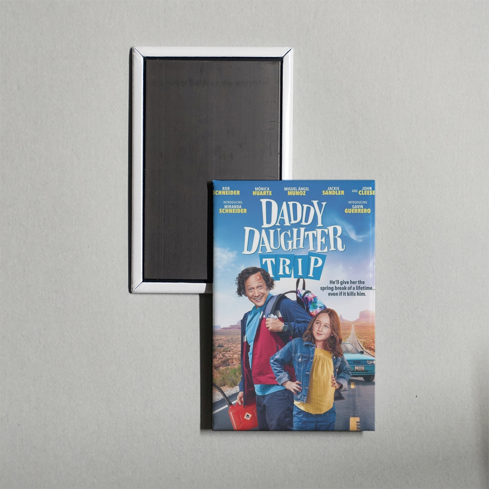 Daddy Daughter Trip Mini Movie Fridge Magnet