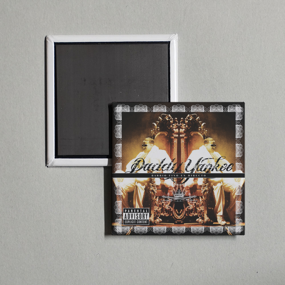 Daddy Yankee - Barrio Fino En Directo Album Cover Fridge Magnet