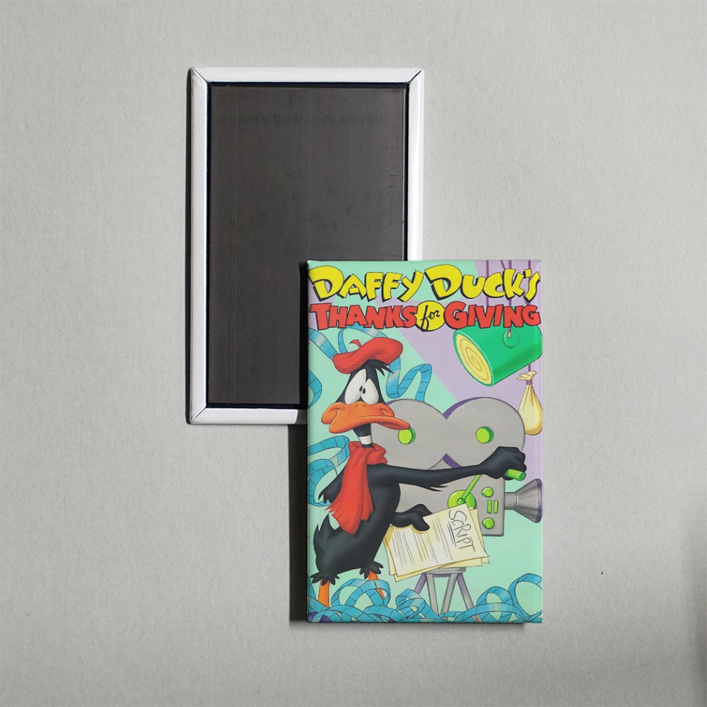 Daffy Duck's Thanks-for-Giving Special Mini Movie Fridge Magnet