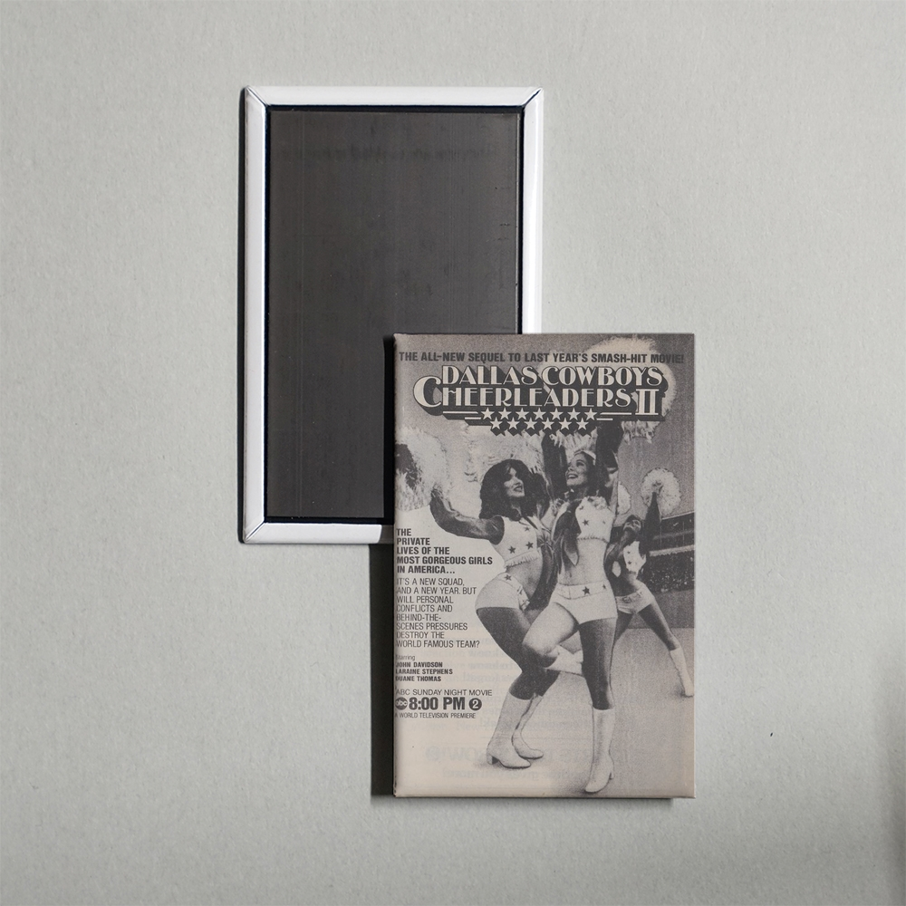 Dallas Cowboys Cheerleaders II Mini Movie Fridge Magnet