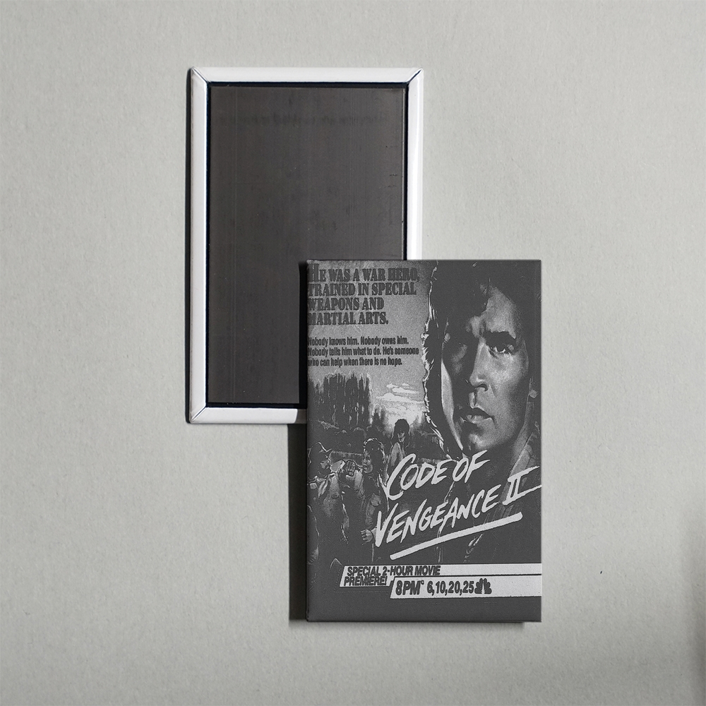 Dalton Code of Vengeance II Mini Movie Fridge Magnet