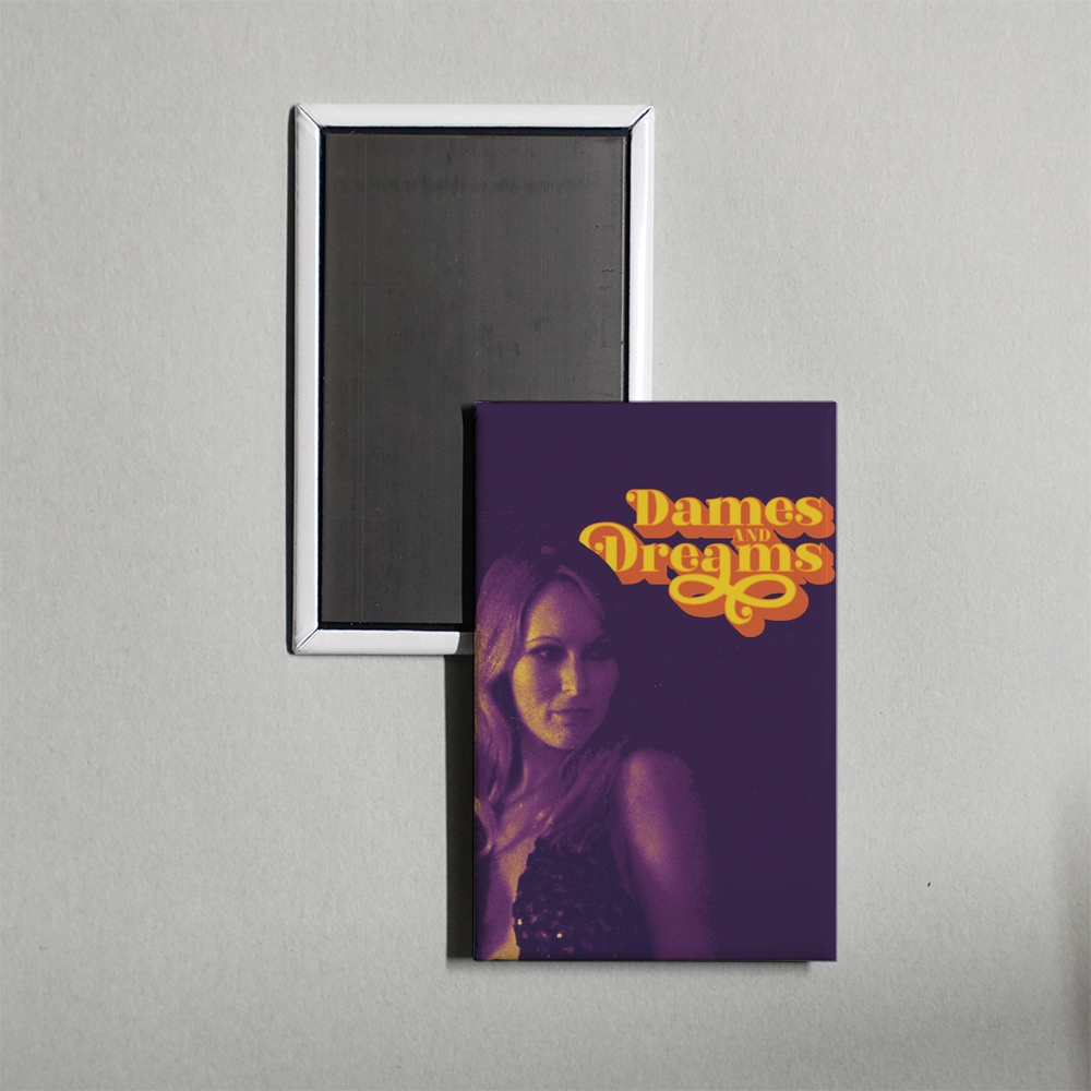 Dames and Dreams Mini Movie Fridge Magnet