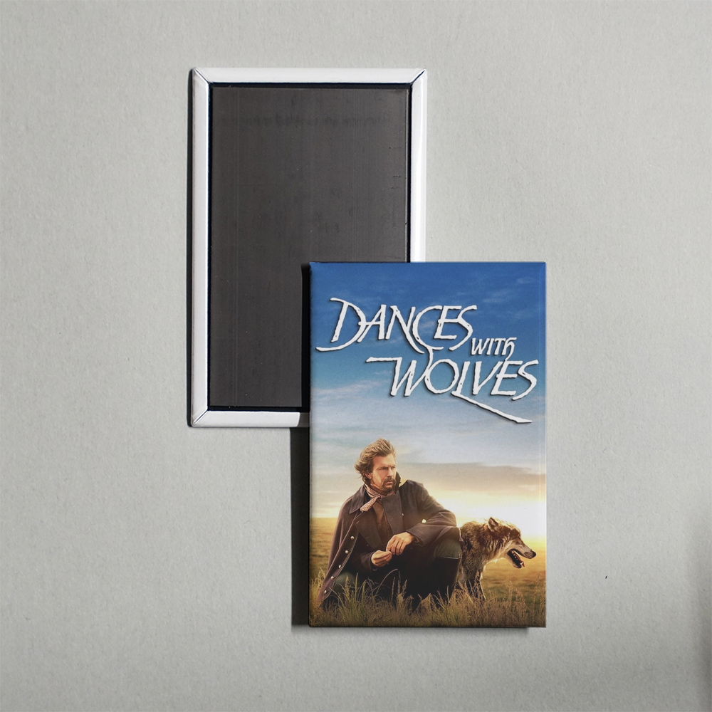 Dances with Wolves Mini Movie Fridge Magnet