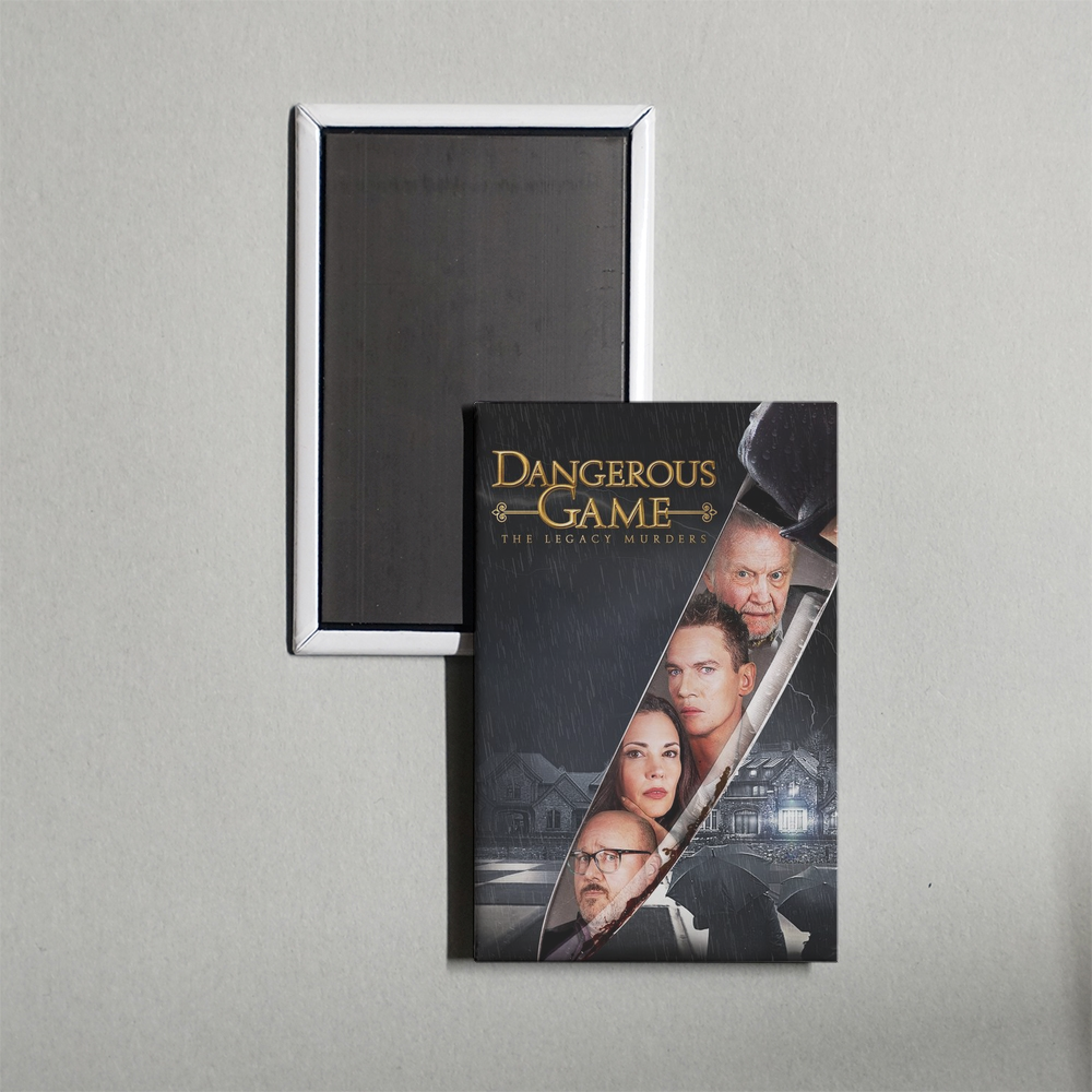 Dangerous Game The Legacy Murders Mini Movie Fridge Magnet