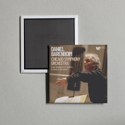 Daniel Barenboim - Daniel Barenboim & Chicago Symphony Orchestra - From Beethoven & Brahms to Ravel & Bernstein Album Cover Fridge Magnet