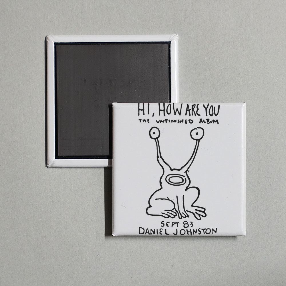Daniel Johnston - Hi How Are You Album Cover Fridge Magnet