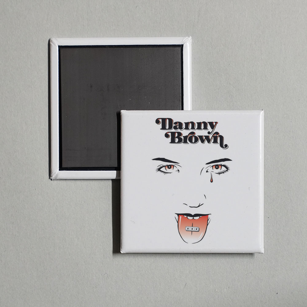 Danny Brown - XXX (Deluxe Version) Album Cover Fridge Magnet
