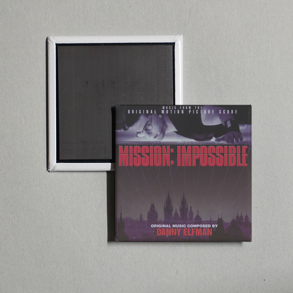 Danny Elfman - Mission Impossible (Music From The Original Motion Picture Score) Album Cover Fridge Magnet