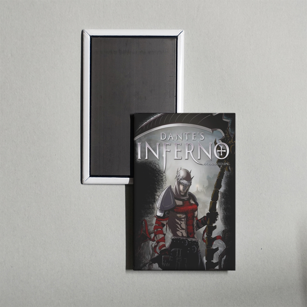 Dante's Inferno An Animated Epic Mini Movie Fridge Magnet