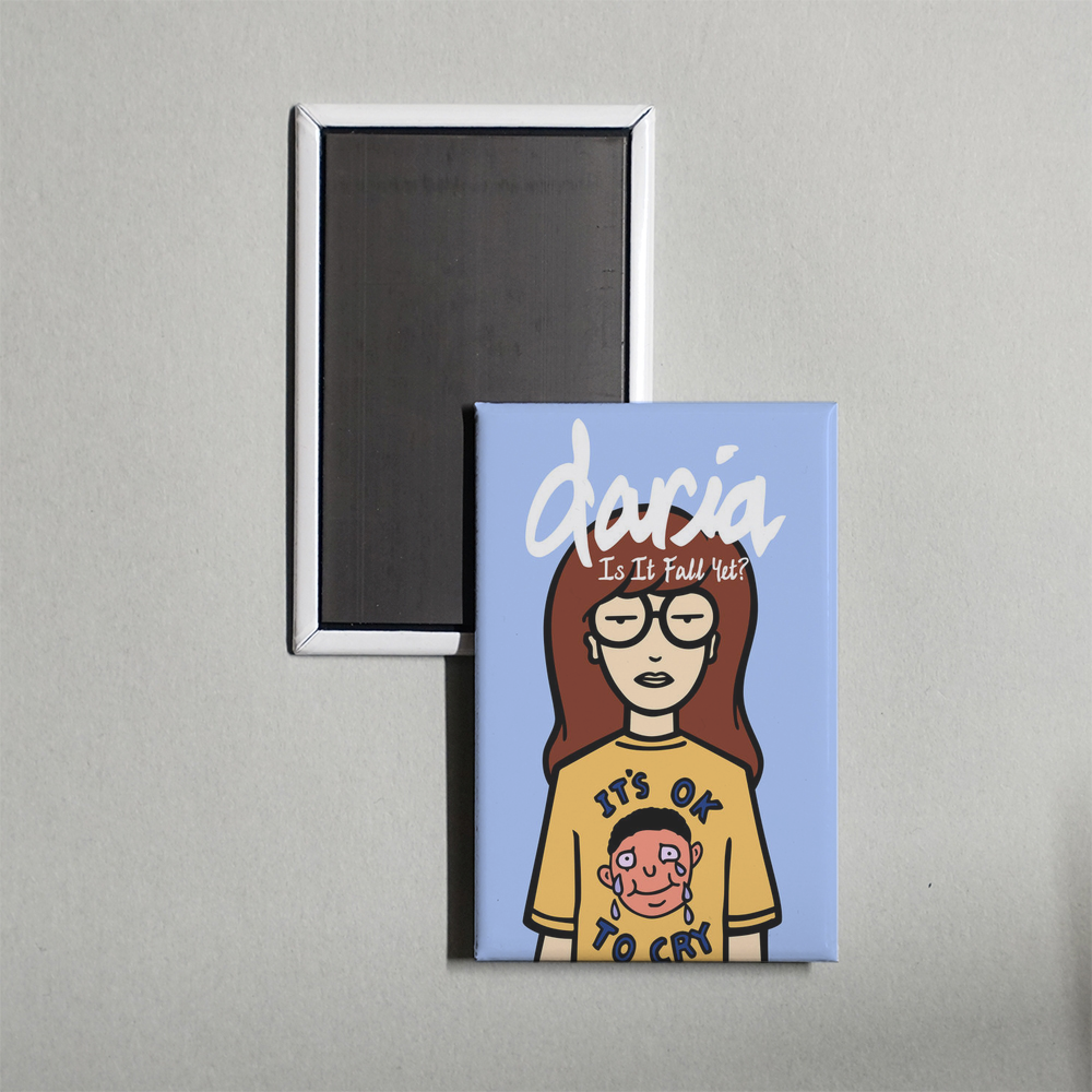 Daria in 'Is It Fall Yet' Mini Movie Fridge Magnet