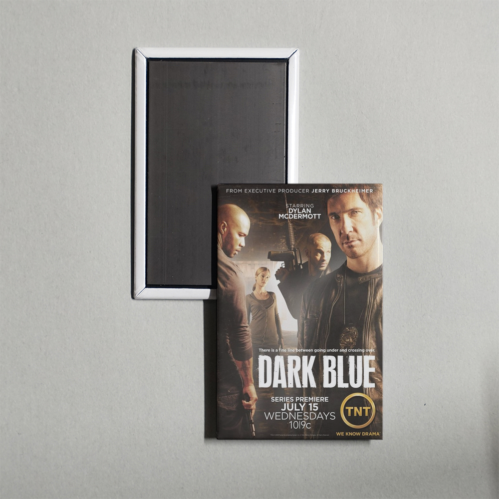 Dark Blue TV Show Fridge Magnet