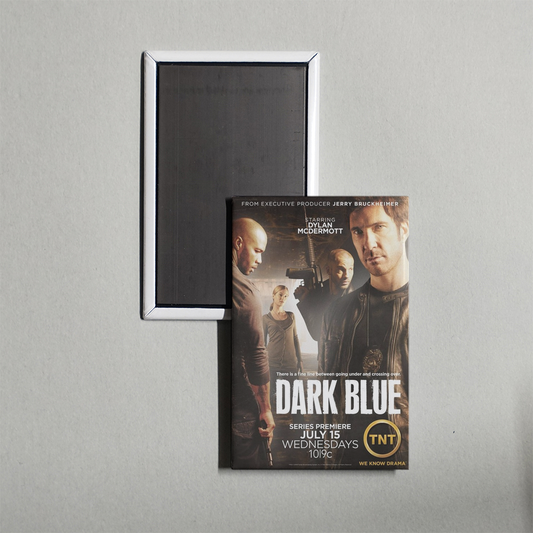 Dark Blue TV Show Fridge Magnet