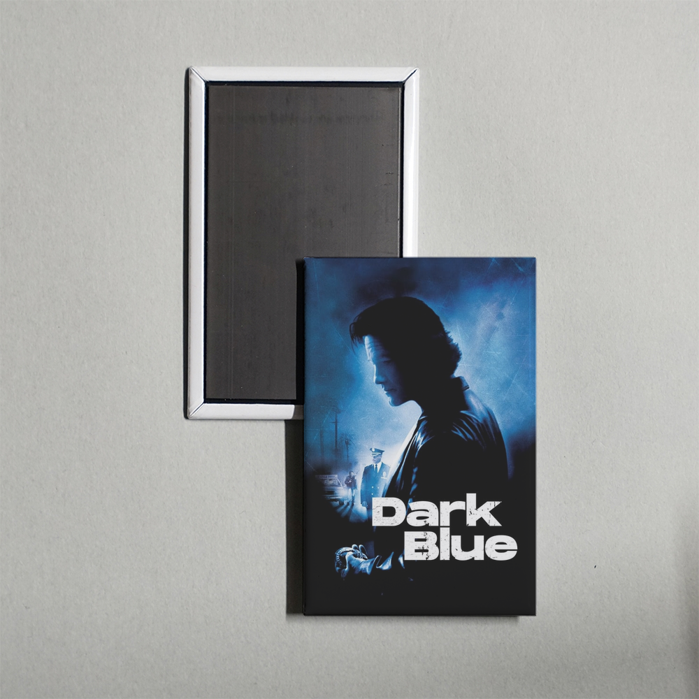 Dark Blue Mini Movie Fridge Magnet