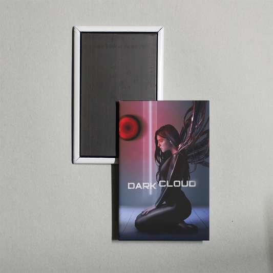 Dark Cloud Mini Movie Fridge Magnet