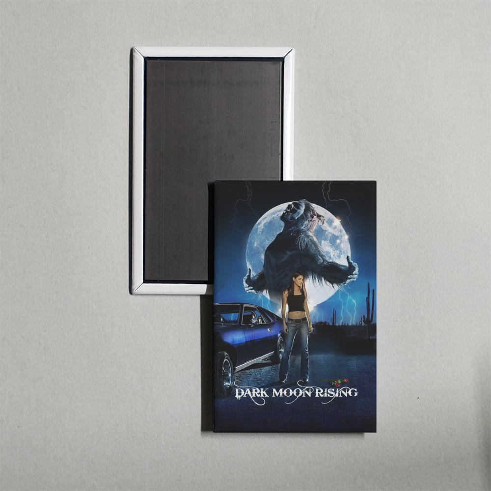 Dark Moon Rising Mini Movie Fridge Magnet
