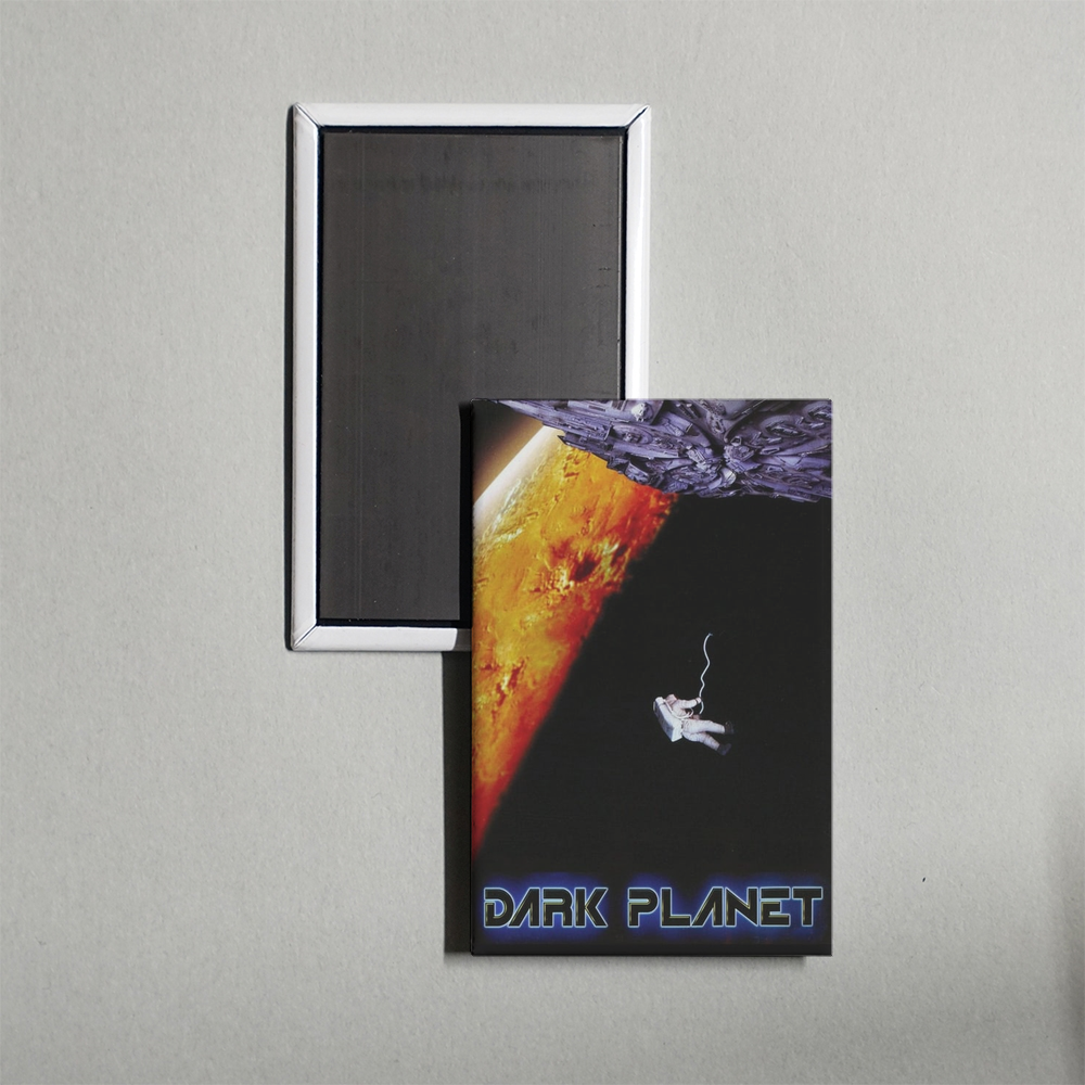 Dark Planet Mini Movie Fridge Magnet