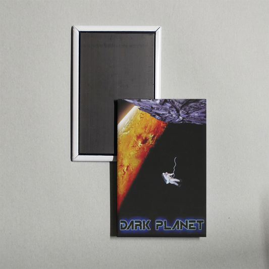 Dark Planet Mini Movie Fridge Magnet