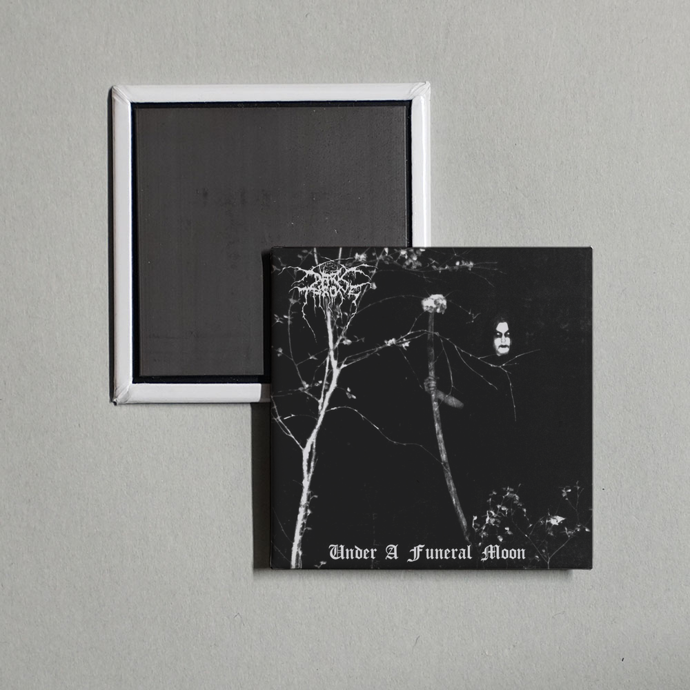 Darkthrone - Under A Funeral Moon Album Cover Fridge Magnet