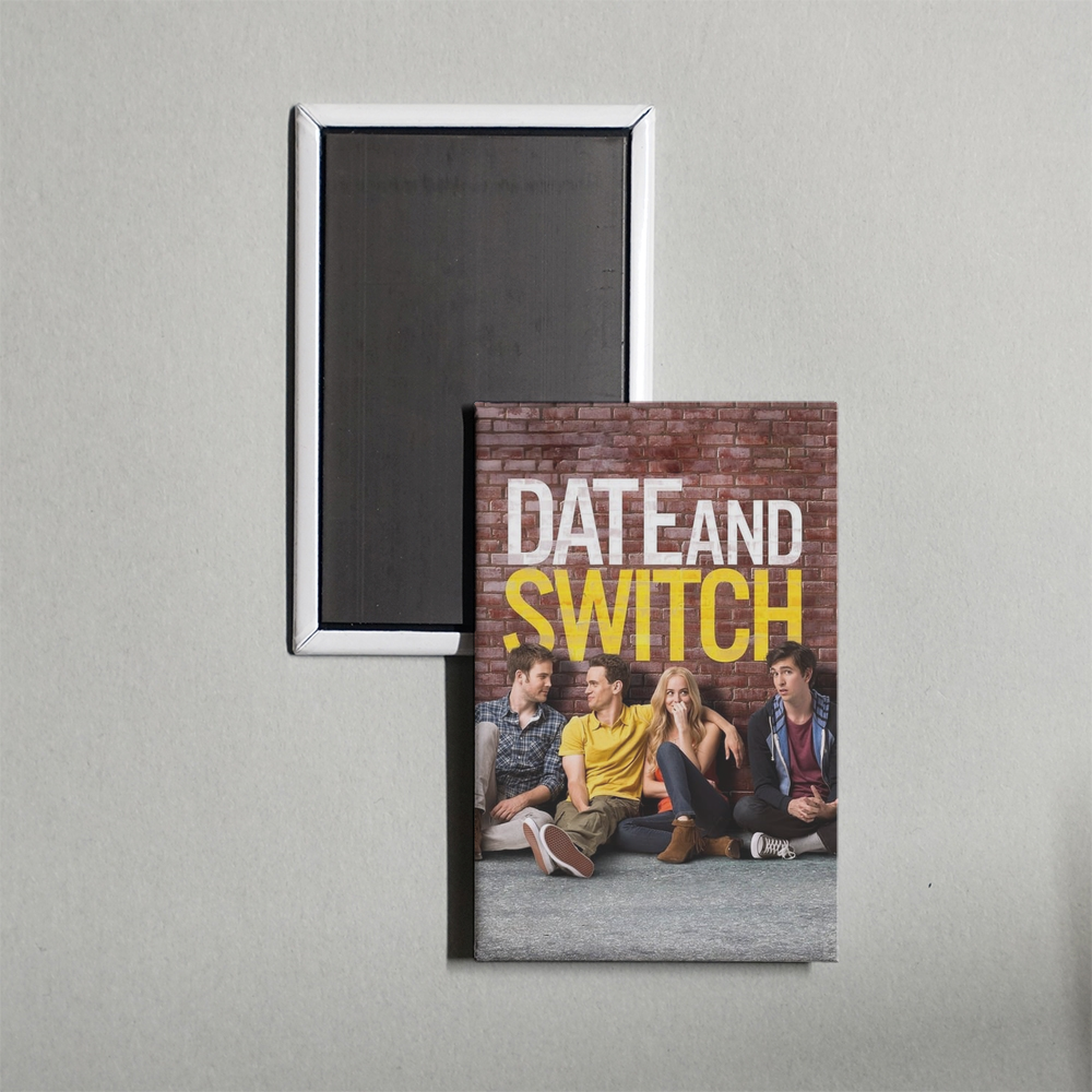 Date and Switch Mini Movie Fridge Magnet
