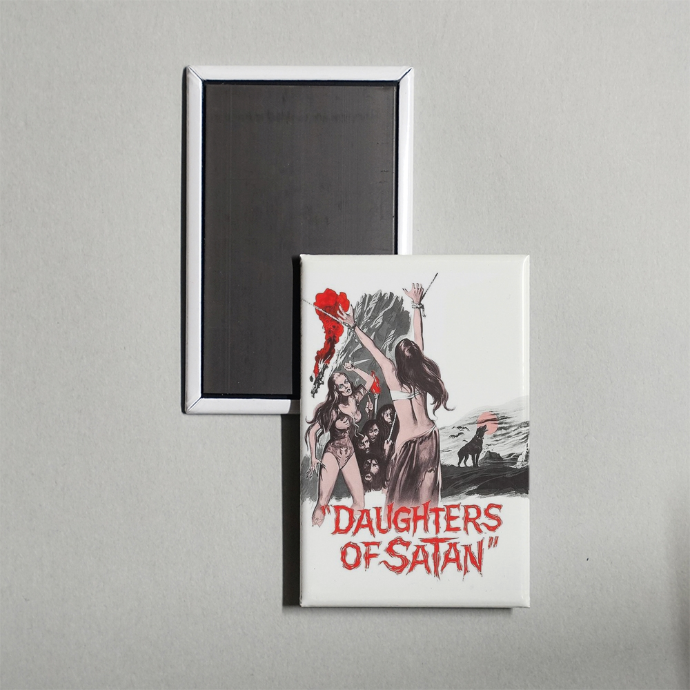 Daughters of Satan Mini Movie Fridge Magnet