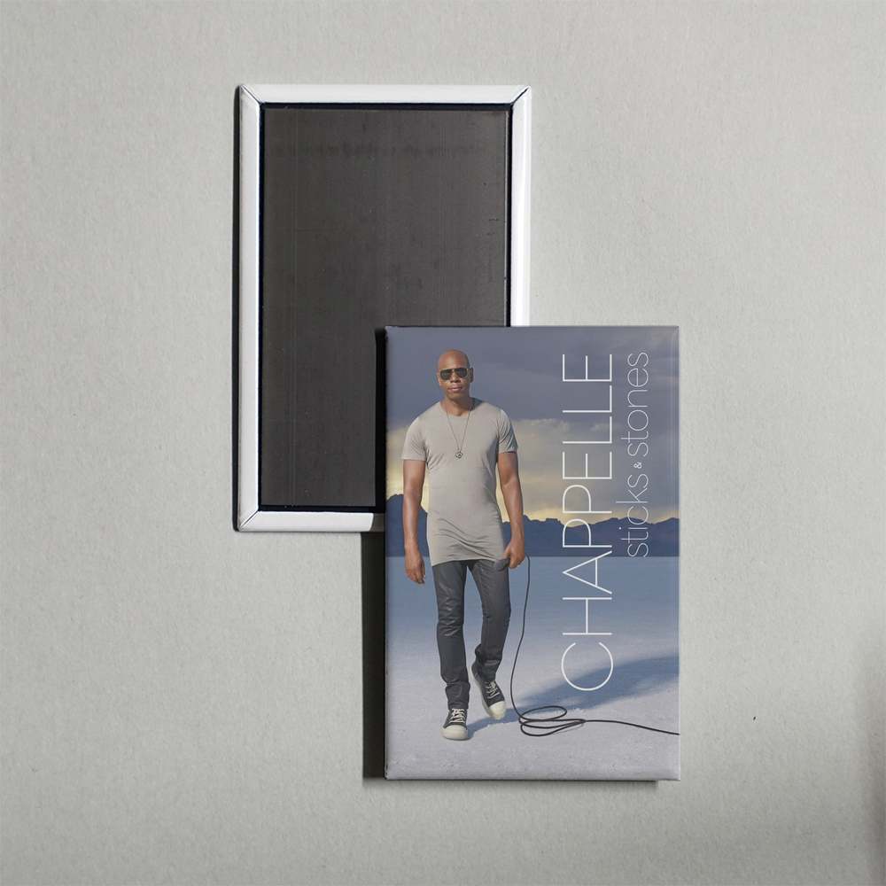 Dave Chappelle Sticks & Stones Mini Movie Fridge Magnet