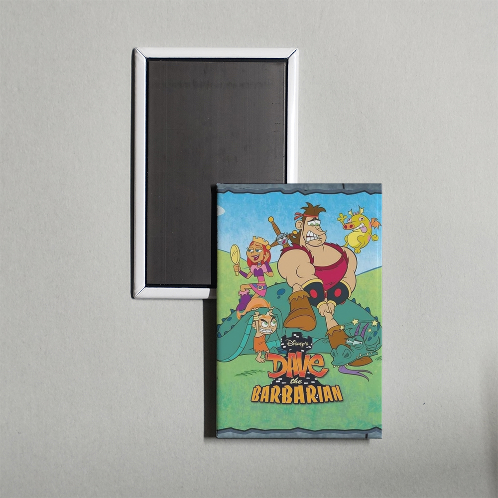 Dave the Barbarian TV Show Fridge Magnet