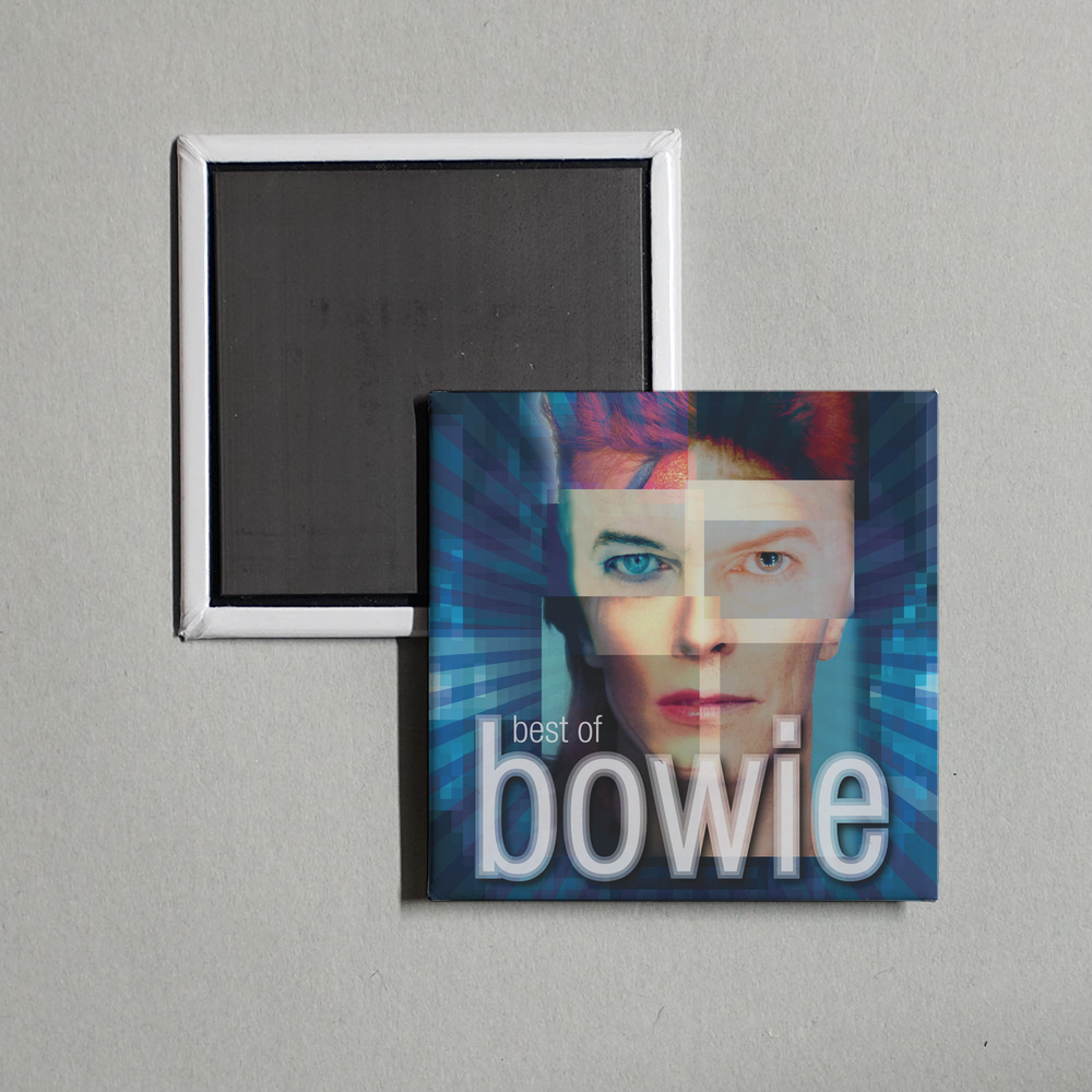 David Bowie - Best of Bowie Album Cover Fridge Magnet
