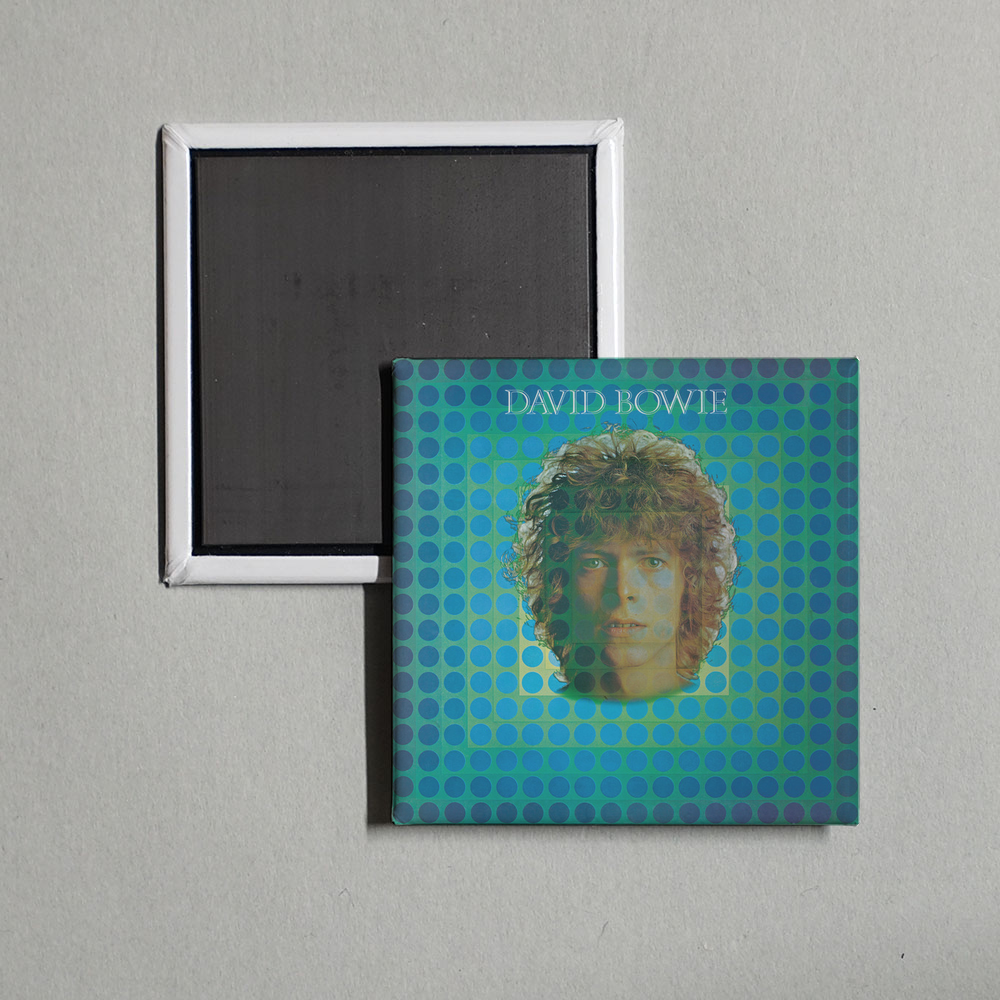 David Bowie - David Bowie (aka Space Oddity) [2015 Remaster] Album Cover Fridge Magnet