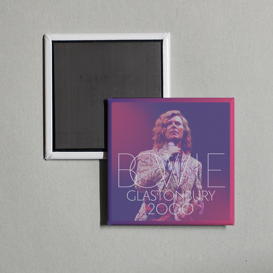 David Bowie - Glastonbury 2000 (Live) Album Cover Fridge Magnet