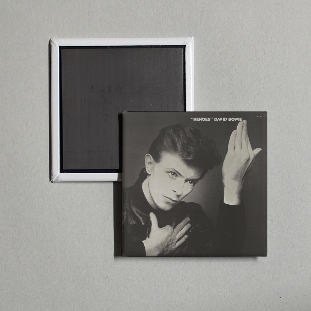 David Bowie - Heroes (2017 Remaster) Album Cover Fridge Magnet