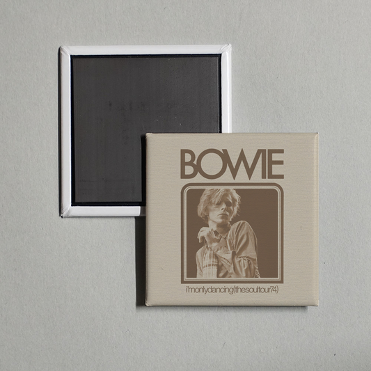 David Bowie - I'm Only Dancing (The Soul Tour 74) [Live] Album Cover Fridge Magnet