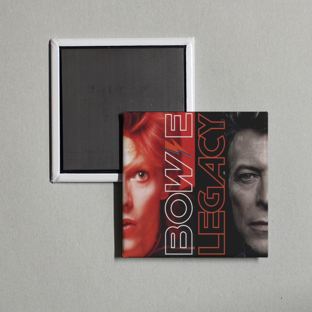 David Bowie - Legacy (The Very Best Of David Bowie, Deluxe) Album Cover Fridge Magnet