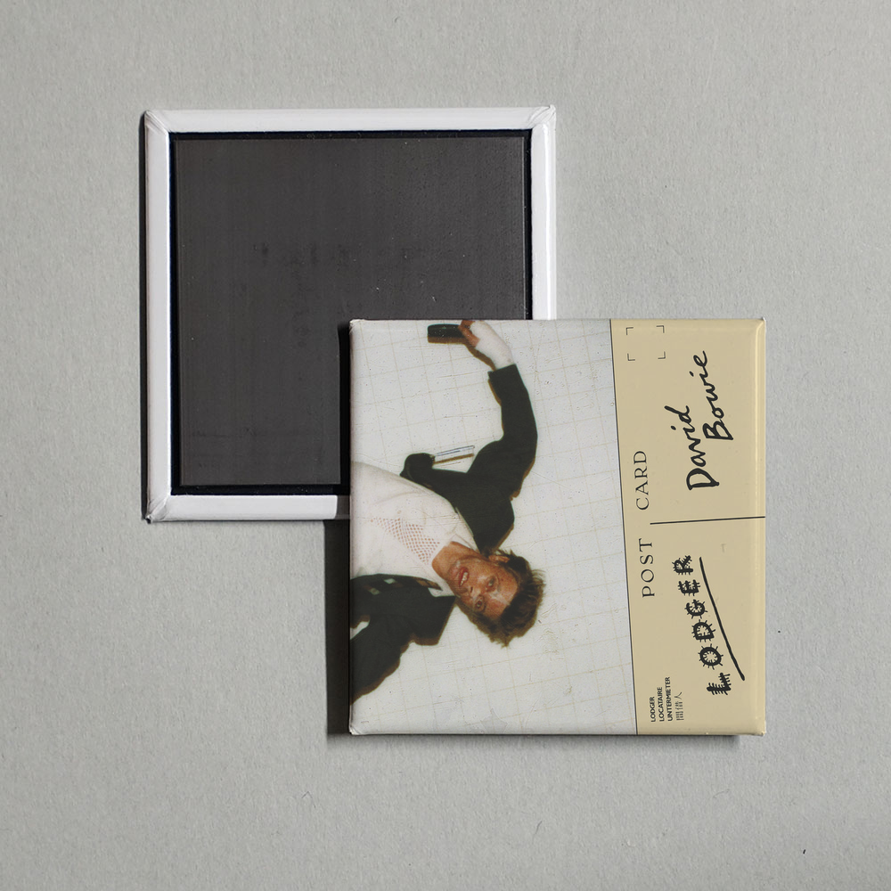 David Bowie - Lodger (2017 Remaster) Album Cover Fridge Magnet