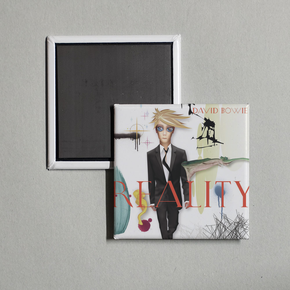 David Bowie - Reality Album Cover Fridge Magnet
