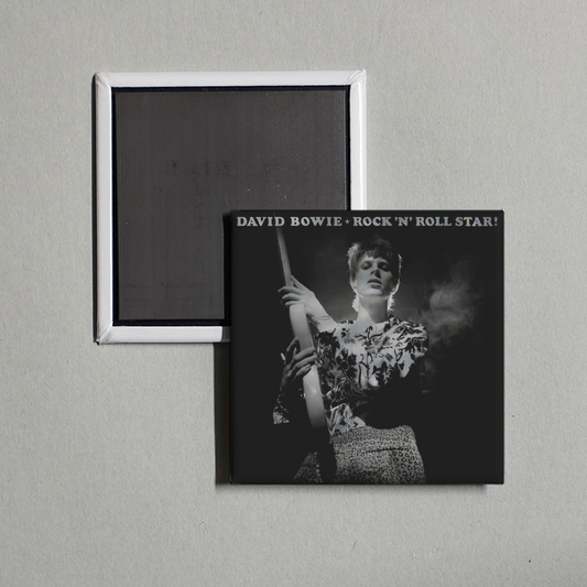 David Bowie - Rock 'n' Roll Star! Album Cover Fridge Magnet