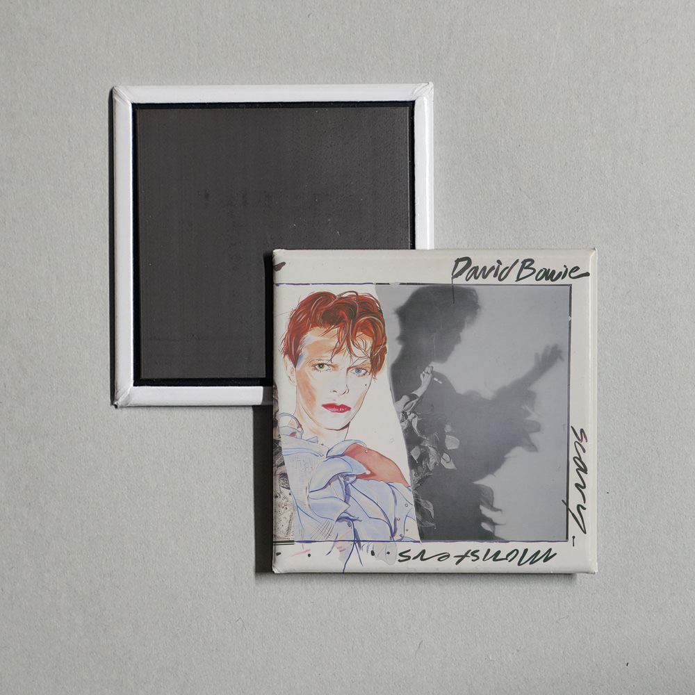 David Bowie - Scary Monsters (And Super Creeps) [2017 Remaster] Album Cover Fridge Magnet