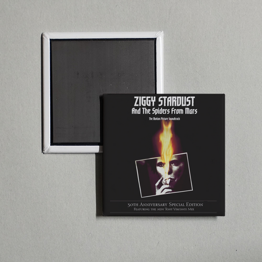 David Bowie - Ziggy Stardust and the Spiders from Mars (The Motion Picture Soundtrack) Album Cover Fridge Magnet