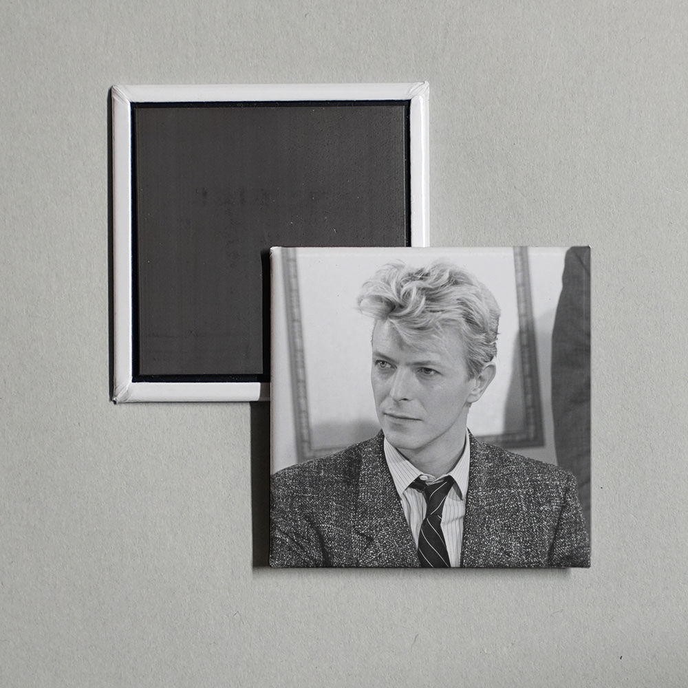 David Bowie C Fridge Magnet
