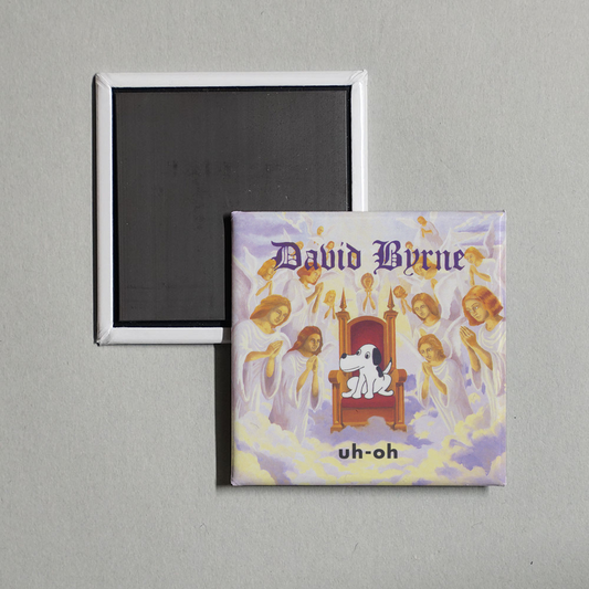 David Byrne - Uh-Oh Album Cover Fridge Magnet