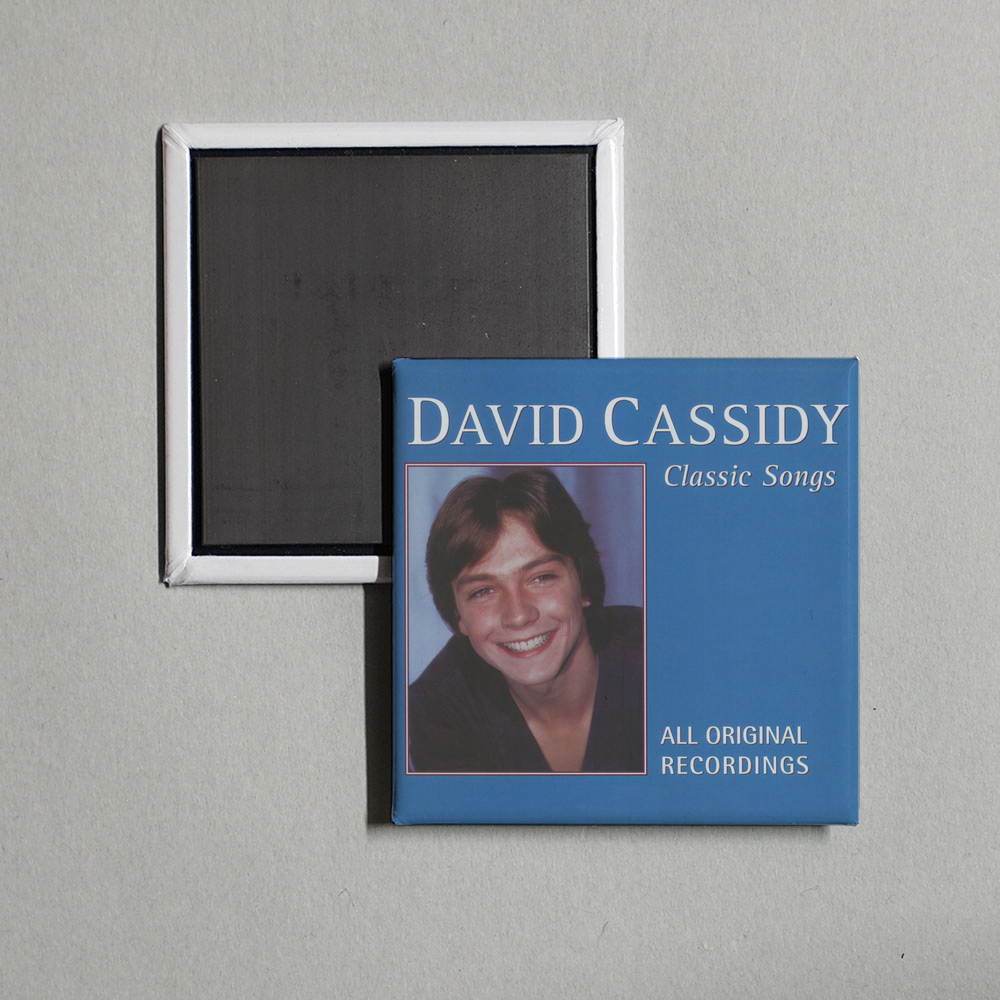 David Cassidy - Classic Songs Album Cover Fridge Magnet